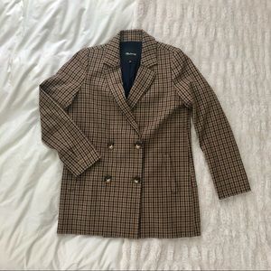 Caldwell Double-Breasted Blazer in Desert Check